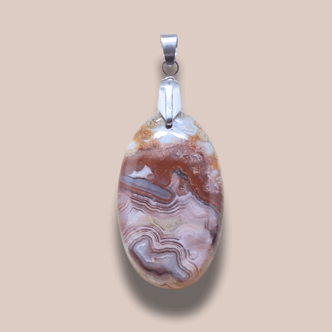 Pendentif en Agate Crazy Lace (PE2006)