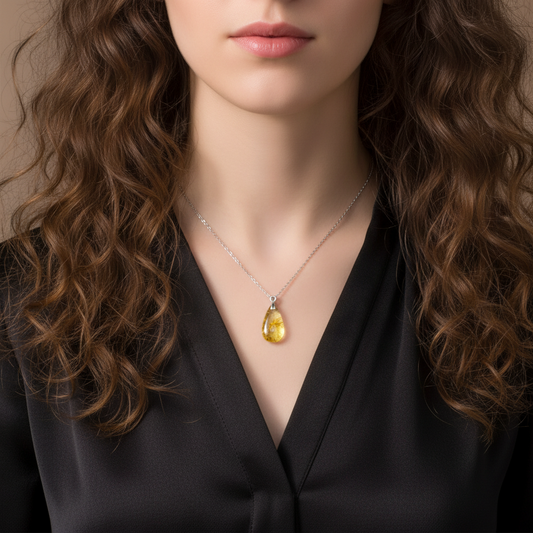 Pendentif en Ambre (PE1917-3)