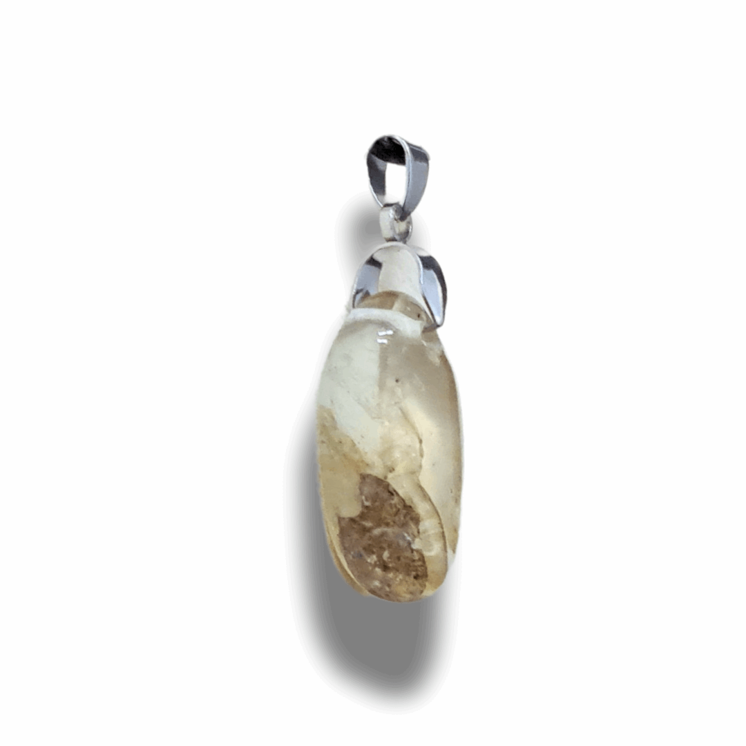 Pendentif en Apatite jaune (PE2009)