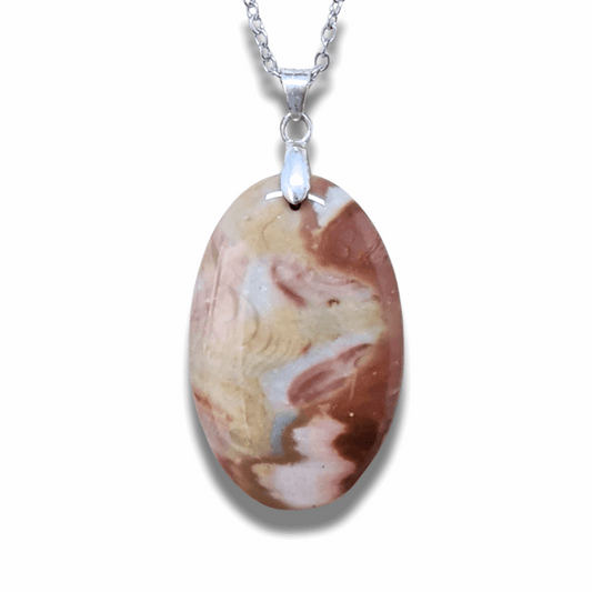 Pendentif en Jaspe Polychrome (PE875) - ENAE Minéraux