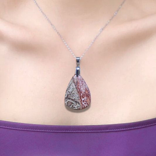 Pendentif en Jaspe Léopard (PE945) - ENAE Minéraux