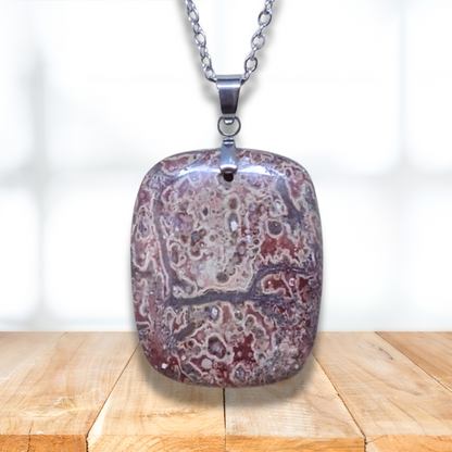 Pendentif en Jaspe Léopard (PE883) - ENAE Minéraux