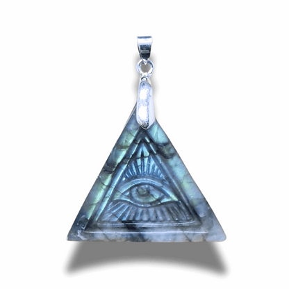 Pendentif Œil de la Providence en Labradorite (PE2029-2)