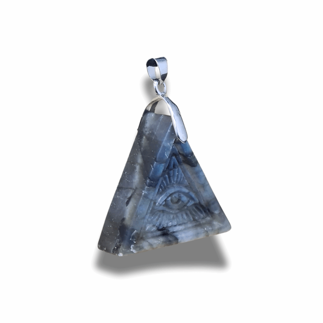 Pendentif Œil de la Providence en Labradorite (PE2029-2)