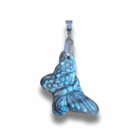 Pendentif papillon en Labradorite (PE1997-1) - ENAE Minéraux