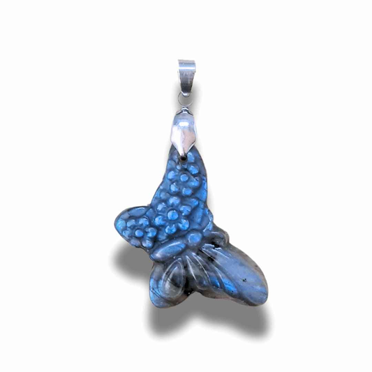 Pendentif papillon en Labradorite (PE1997-2) - ENAE Minéraux