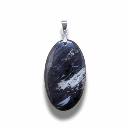 Pendentif en Racine de Palmier et Chalcopyrite (PE1448)