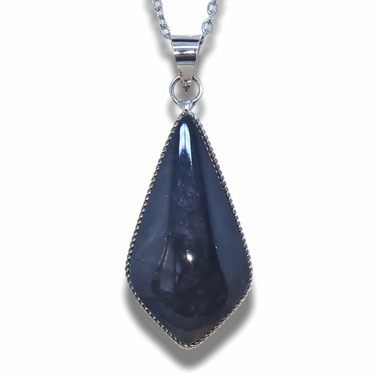 Pendentif en Obsidienne Manta Huichol (PE1879) - ENAE Minéraux