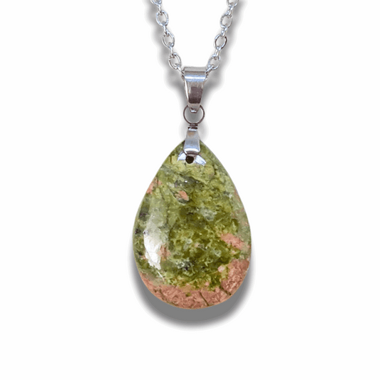 Pendentif en Unakite (PE972) - ENAE Minéraux
