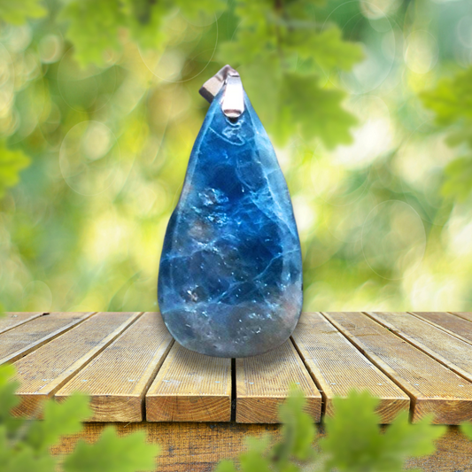 Pendentif en Apatite bleue (PE1656)