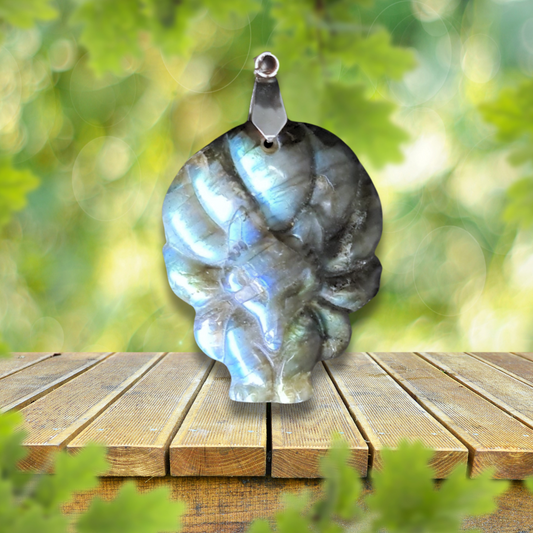 Pendentif Renard en Labradorite (PE1279-3)