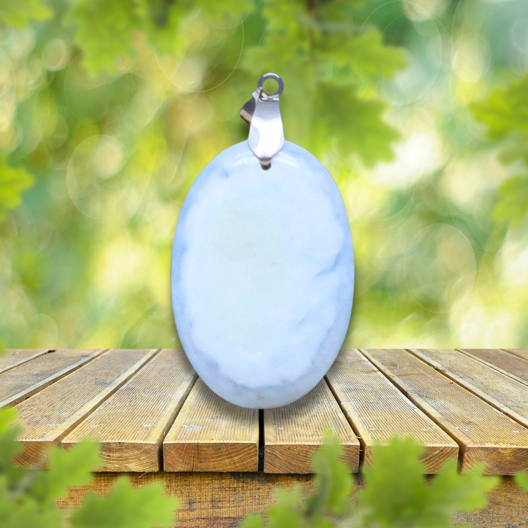 Pendentif en Opale Bleue Owyhee (PE1028)