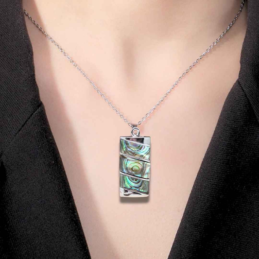 Pendentif serti en Abalone (PE1829-2) - ENAE Minéraux