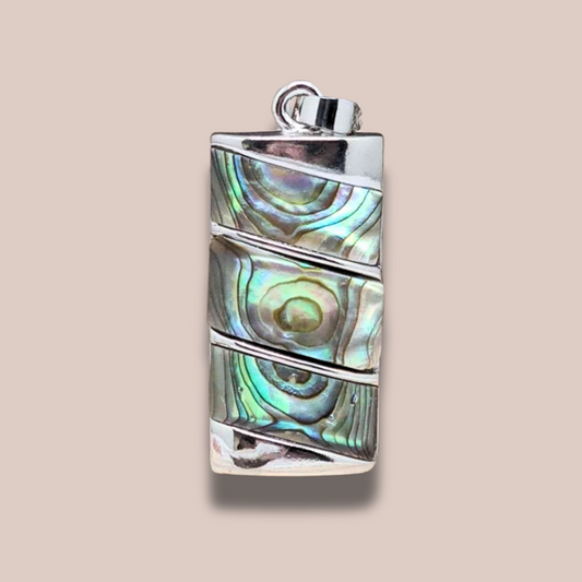 Pendentif serti en Abalone (PE1829-2)