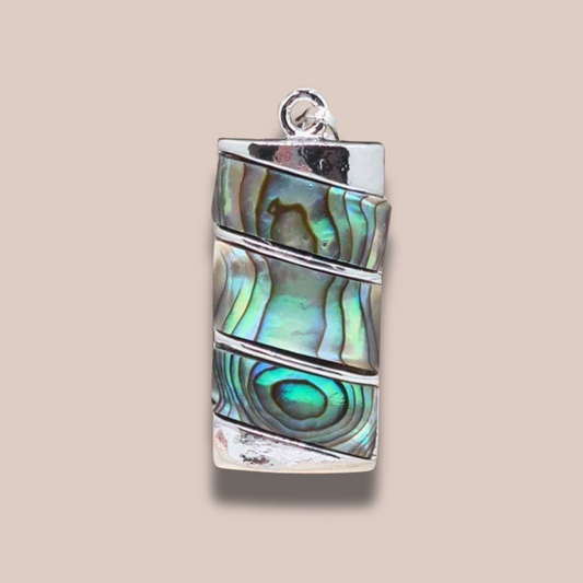 Pendentif serti en Abalone (PE1829-3)