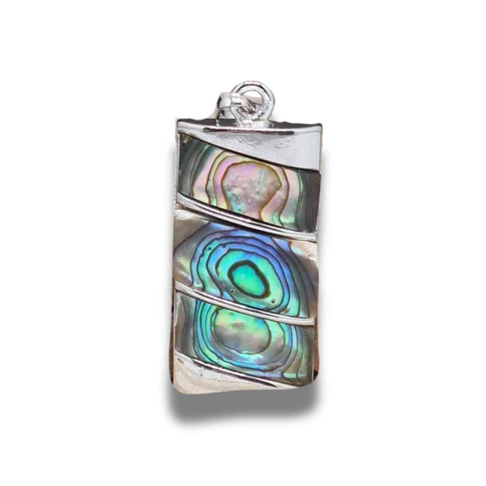 Pendentif serti en Abalone (PE1829-1) - ENAE Minéraux