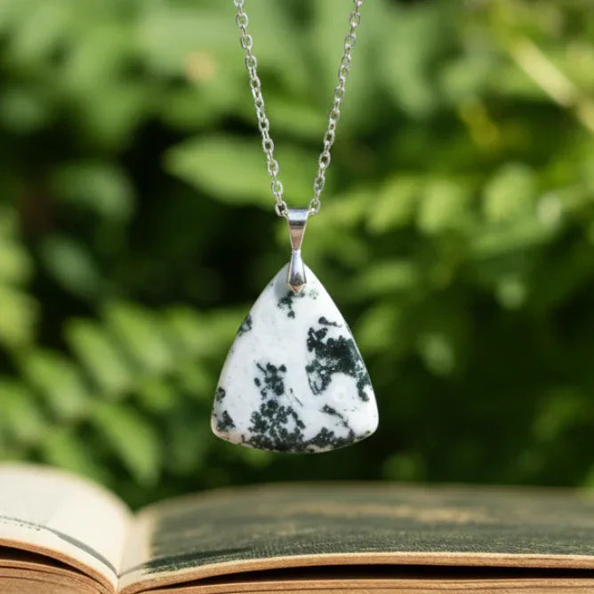 Pendentif en Agate Arbre (PE1486-2)