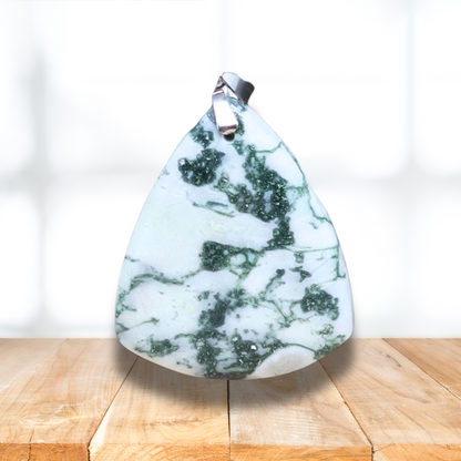 Pendentif en Agate Arbre (PE1486)