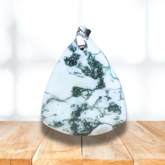 Pendentif en Agate Arbre (PE1486)