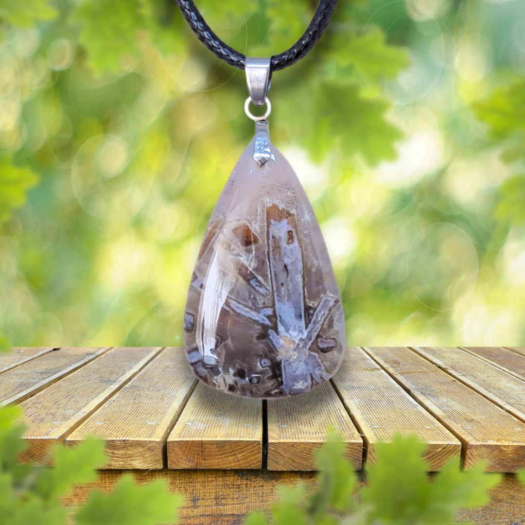 Pendentif en Agate bâton (PE1806)