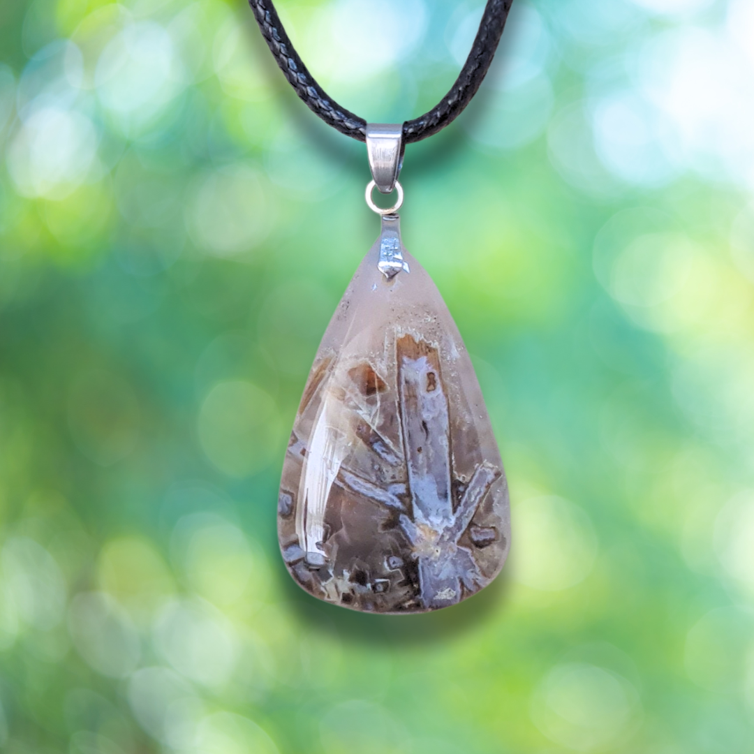 Pendentif en Agate bâton (PE1806)