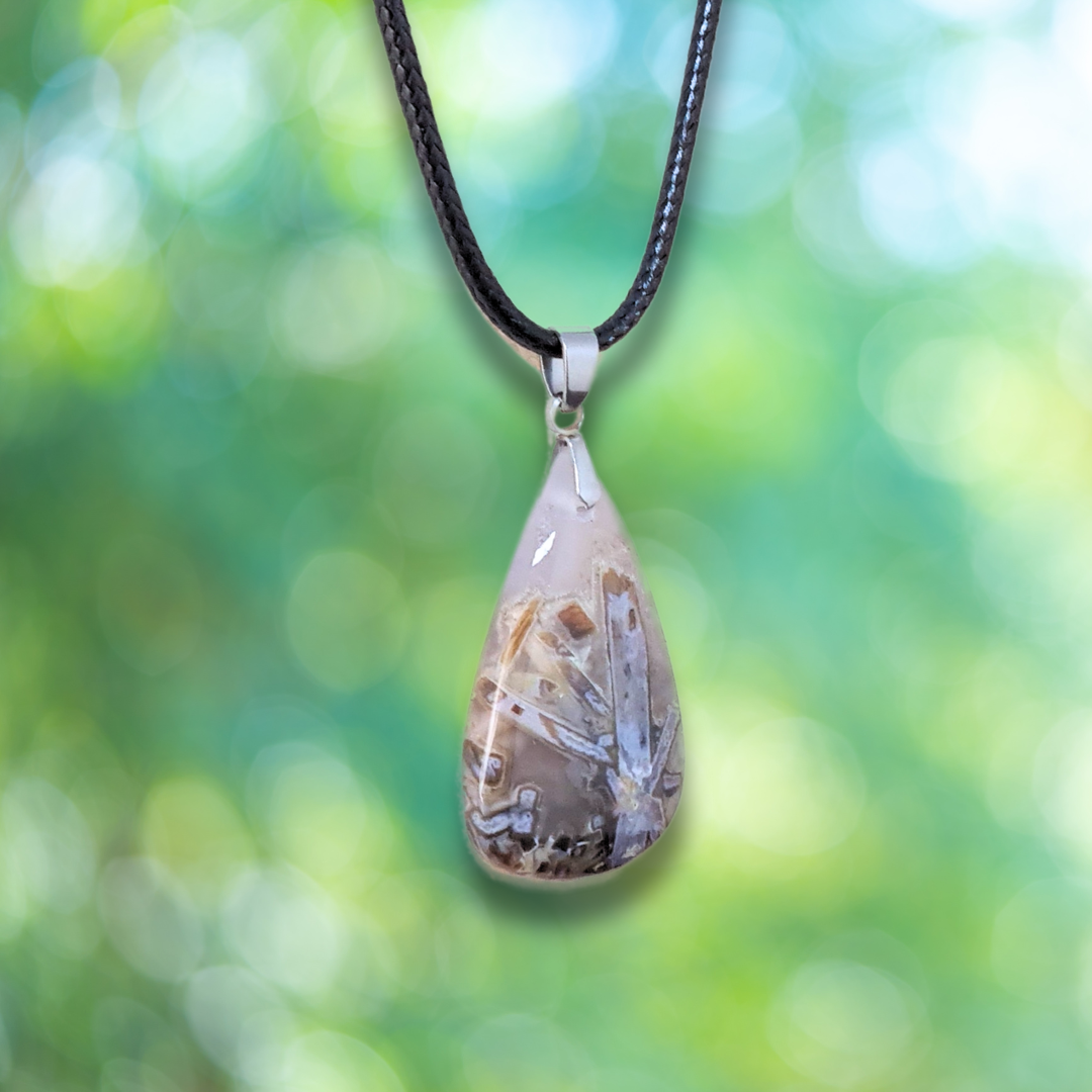 Pendentif en Agate bâton (PE1806)