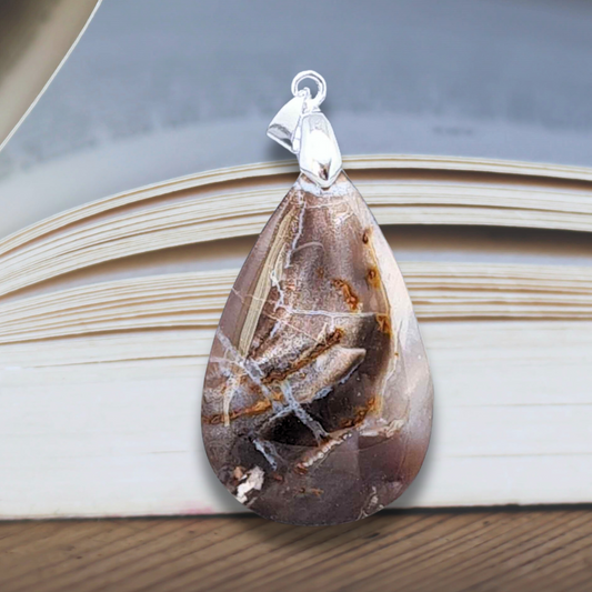 Pendentif en Agate bâton (PE1906)