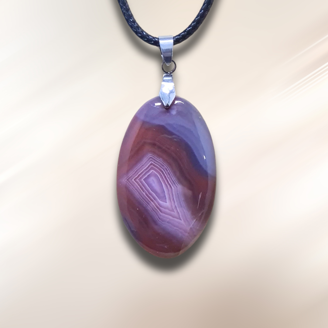 Pendentif en Agate du Botswana (PE2028)