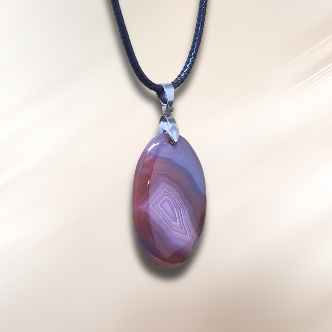 Pendentif en Agate du Botswana (PE2028)