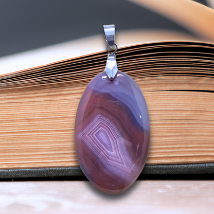 Pendentif en Agate du Botswana (PE2028)