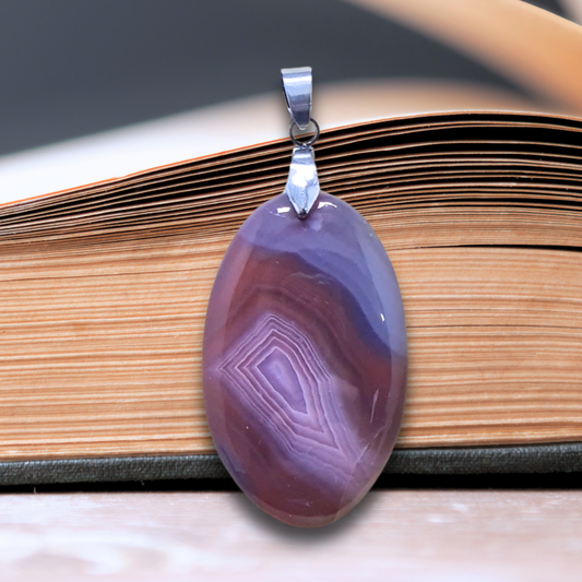 Pendentif en Agate du Botswana (PE2028)