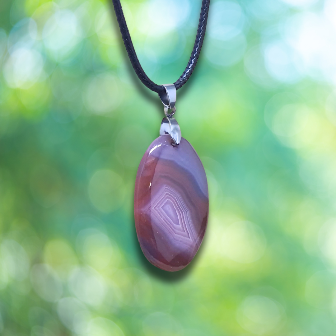 Pendentif en Agate du Botswana (PE2028)