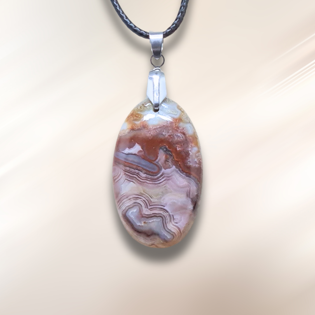 Pendentif en Agate Crazy Lace (PE2006)