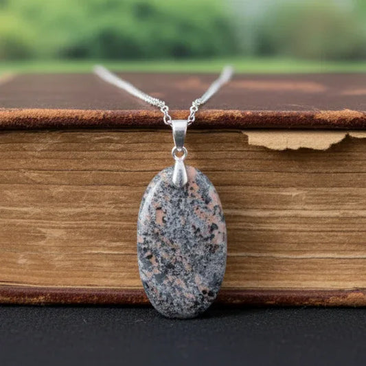 Pendentif en Agate Dendritique (PE1380)