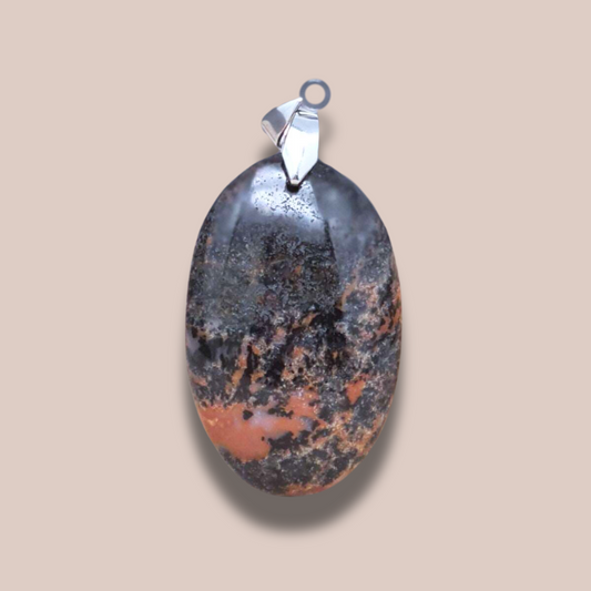 Pendentif en Agate Dendritique (PE1379)