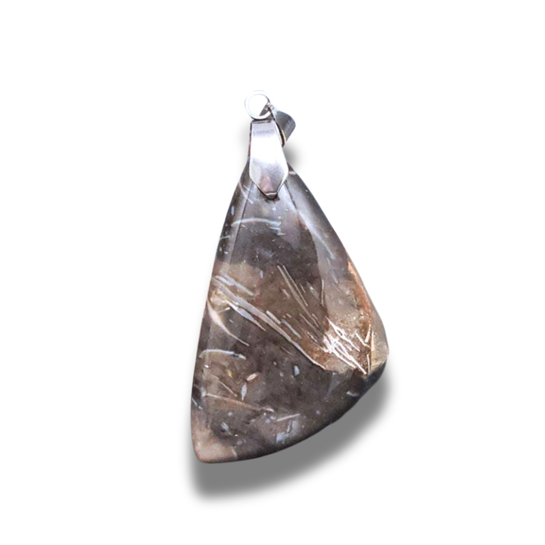 Pendentif en Agate fossile (PE1487)