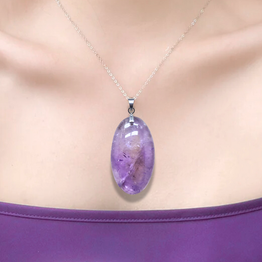 Pendentif en Améthyste (PE1149-18)