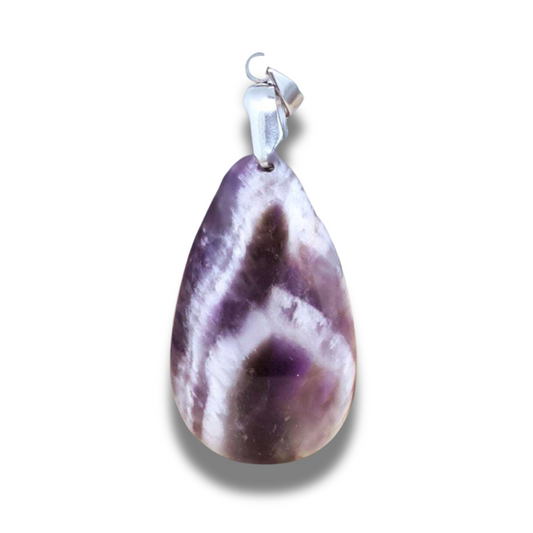 Pendentif en Améthyste chevrons (PE566) - ENAE Minéraux