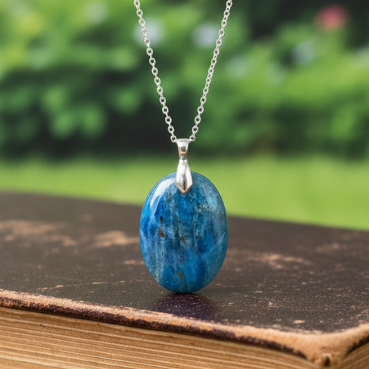 Pendentif en Apatite bleue (PE1652)