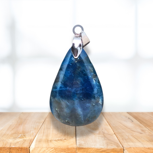 Pendentif en Apatite bleue (PE1654)
