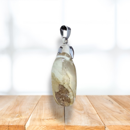 Pendentif en Apatite jaune (PE2009)