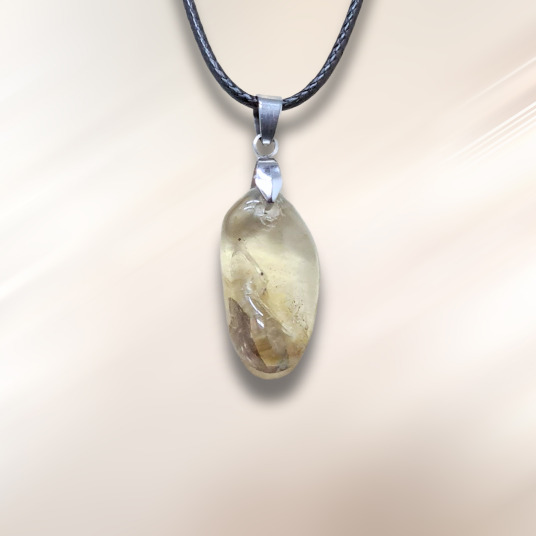 Pendentif en Apatite jaune (PE2009)