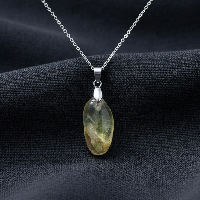 Pendentif en Apatite jaune (PE2009)