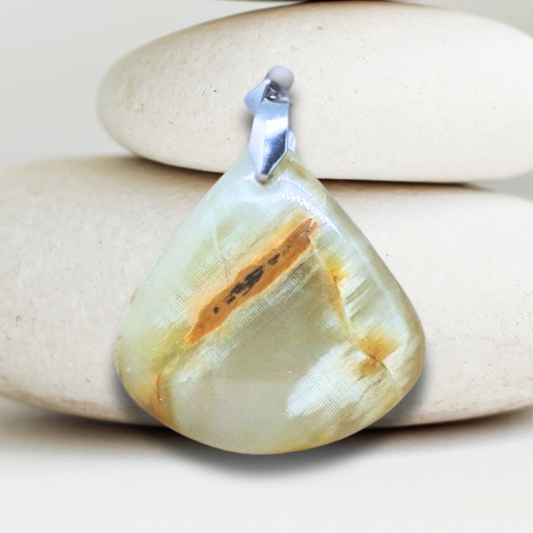 Pendentif en Aragonite et Calcite (PE1147-1)
