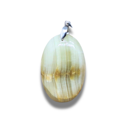 Pendentif en Aragonite et Calcite (PE1147-5) - ENAE Minéraux