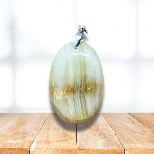 Pendentif en Aragonite et Calcite (PE1147-5) - ENAE Minéraux