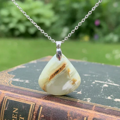 Pendentif en Aragonite et Calcite (PE1147-1)