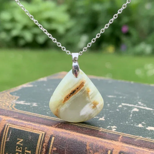 Pendentif en Aragonite et Calcite (PE1147-1)