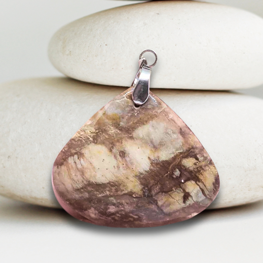 Pendentif en Bois fossilisé (PE1572)
