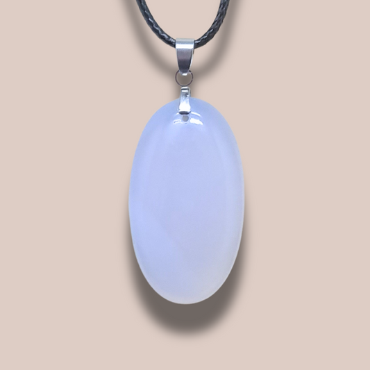 Pendentif en Calcédoine bleue (PE2007)